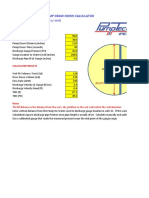 Drawdown Calculator Dry-Wet Combo