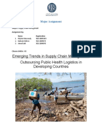 Emerging Trends in Supply Chain Management Outsourcing Public Health Logistics in Developing Countries