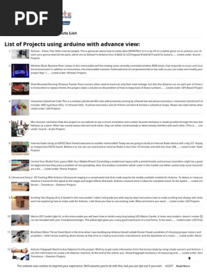 Advanced-View-Arduino-Projects-List-1