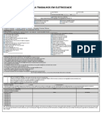 Permissão para Trabalho em Eletricidade.