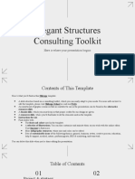 Elegant Structures Consulting Toolkit by Slidesgo