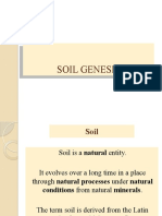 SOIL GENESIS