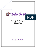 Under The Home: Fourth Grade Shakespeare Theater Pages