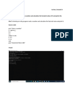 Puts "Enter A Number" N Gets - To - I F 1 I 1 While I N Do F F I I I+1 End Puts "Factorial of # (N) Is # (F) "