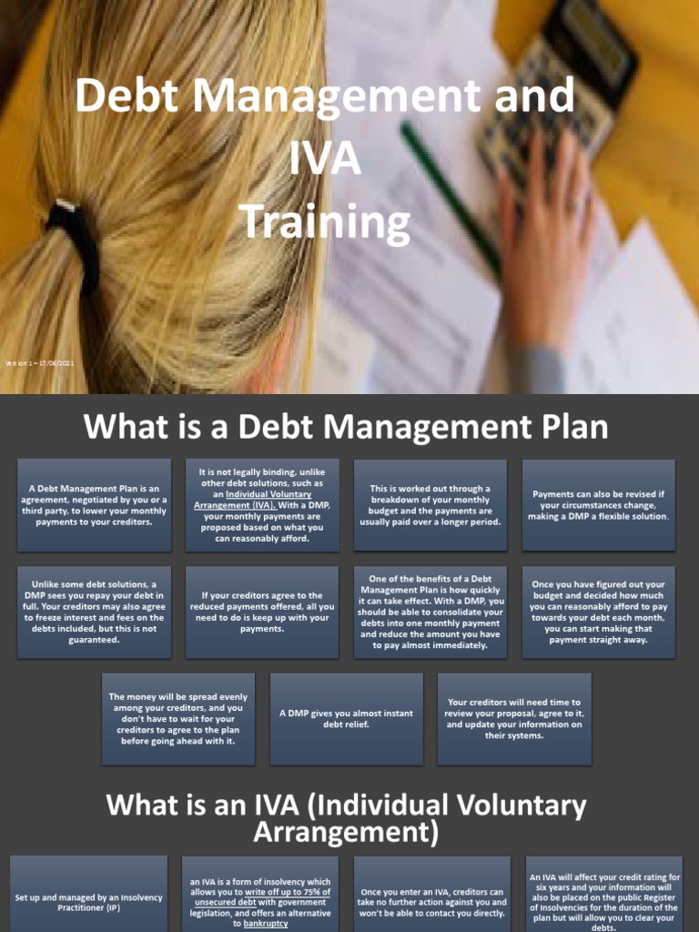 Debt and IVA Training | PDF | Debt | Credit