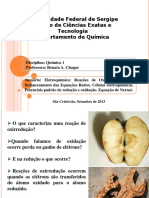 Equações redox, potenciais padrão e células eletroquímicas