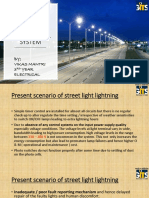 Intelligent Street Light Monitoring and Control System: BY Vikas Mantri 3 Year Electrical