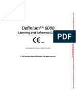 GE Definium 6000 Learning Reference Guide