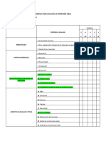 Rúbrica para Evaluar La Expresión Oral-Autoevaluación