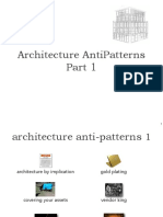 Safund 1-10 Architecture AntiPatterns Part 1