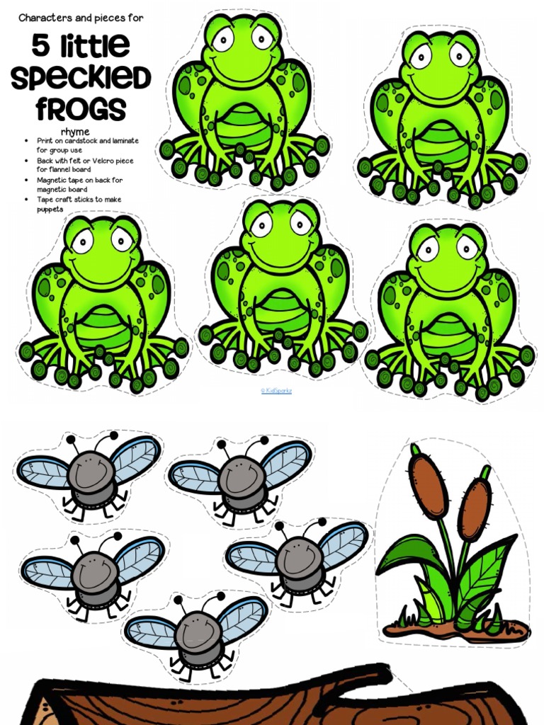 5 Little Speckled Frogs | PDF