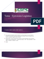 Ejercicios Logística Presentacion - Antonio Chimborazo
