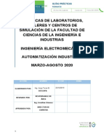 Guías de Prácticas Automatización Industrial. Revisado 2020