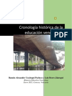 Cronologia Historica Educacion en Venezuela 2020