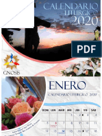 Calendario 2020