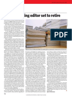 Self-Publishing Editor Set To Retire: NATURE - Vol 456 - 27 November 2008