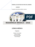 Prova RM Clinica Medica 2016