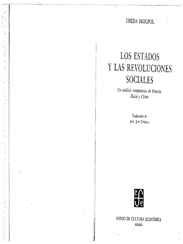 Skocpol Theda Los Estados Y Las Revoluciones Sociales Pdf