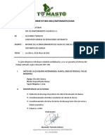 Informe Nº003-2021-Acondicionamiento de Salida de Cabezal de Elevador Desponificado Quinua