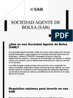 Sociedad Agente de Bolsa (SAB) (1)