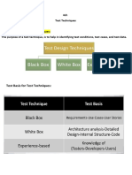 Black Box White Box Experience: Test Design Techniques