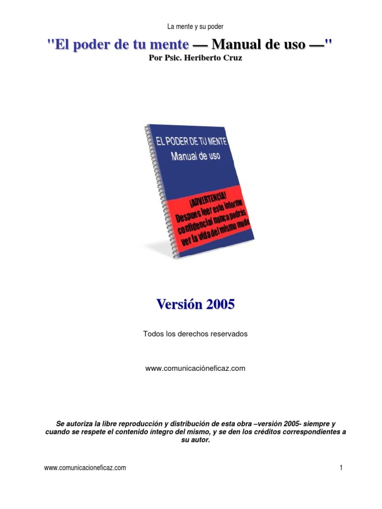 Activa el Poder de Tu Mente | PDF | Mente | Memoria