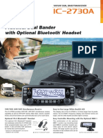 Practical Dual Bander With Optional Bluetooth Headset: Vhf/Uhf Dual Band Transceiver