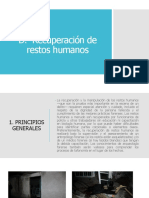 RECUPERACION DE RESTOS HUMANOS