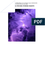 Pdfcoffee.com Magnetic Psychic Power Chants PDF Free