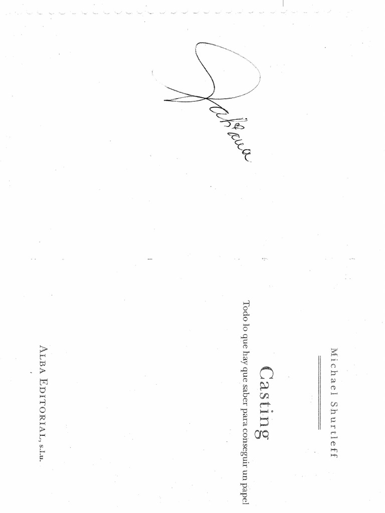 Casting Michael Shurtleff PDF | PDF