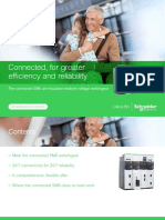 Connected, For Greater Efficiency and Reliability: The Connected SM6, Air-Insulated Medium-Voltage Switchgear