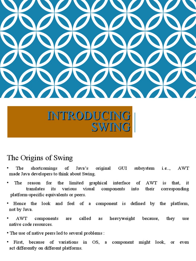 Swing for Java Developers | PDF | Programming Paradigms | Computer ...