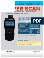 TABELA DE APLICAÇÃO DE VEÍCULOS SUGERIDA SUPER SCAN SCANNER PORTÁTIL COM BUSCA AUTOMÁTICA DOS PROTOCOLOS DE INJEÇÃO ELETRÔNICA - PDF Free Download