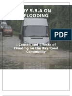My S.B.A On Flooding:: Causes and Effects of Flooding On The Bay Road Community