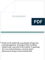 Pembenihan Dan Penanaman