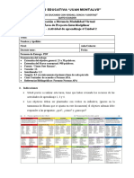 Unidad 2 - Semana 4 Tarea