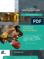 Oil and Gas: Safety Passport (Ogsp)