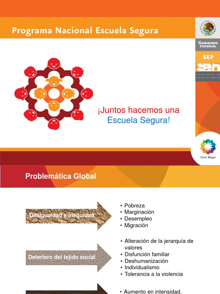 Programa Nacional de Escuela Segura | PDF | Violencia | La naturaleza ...