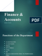 Finance & Accounts - INDUCTION