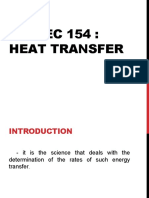 Heat Transfer Mechanisms ME/MEC 154