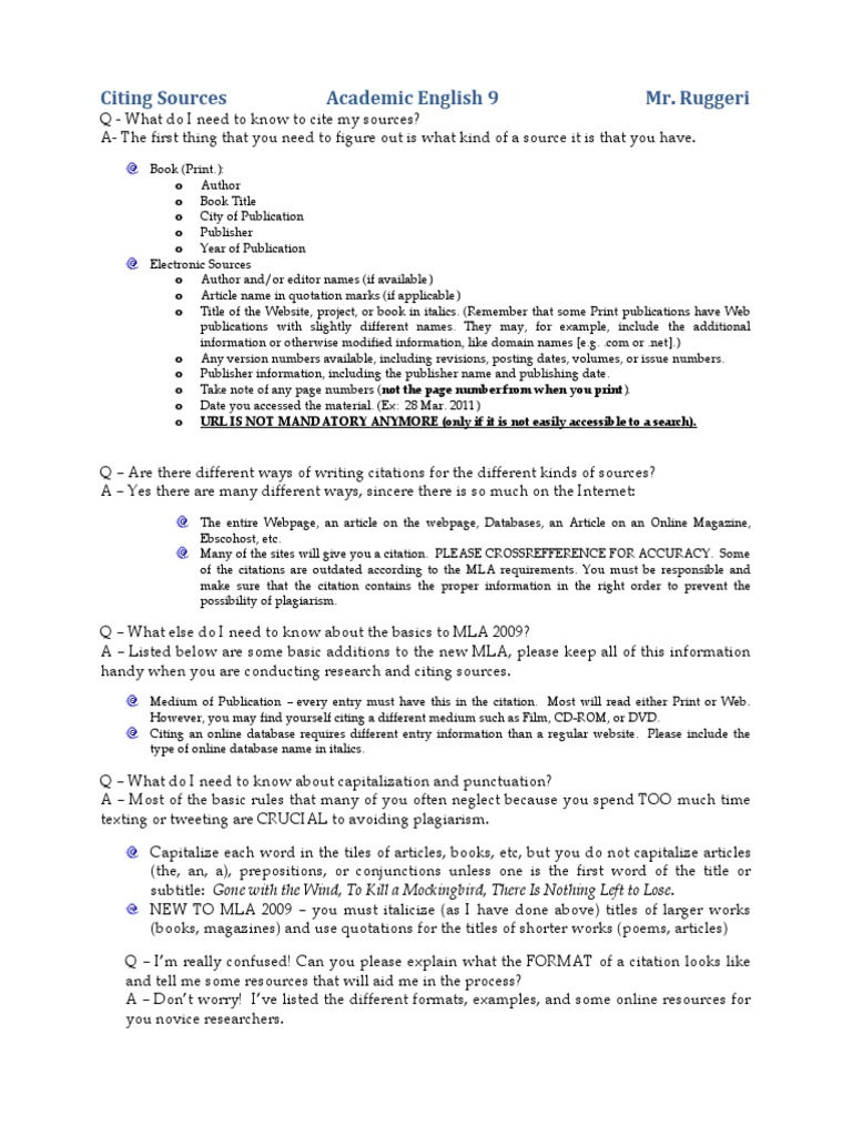 Citing Online Sources in MLA Format | PDF | Bibliography | Citation