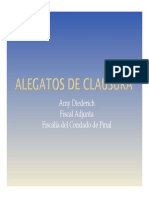 Alegatos de Clausura