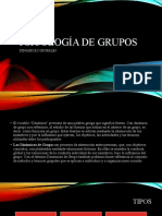 Psicología de Grupos Dinamica de Grupos