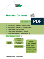 Ividend Ecisions: Learning Outcomes
