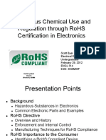 Hazardous Chemical Use and Regulation Through Rohs Certification in Electronics
