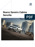 Nuevo Saveiro Cabina Sencilla 1.6L 5v manual