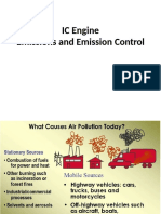 IC Engine Emissions and Emission Control