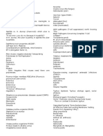 Microbiology Mnemonics