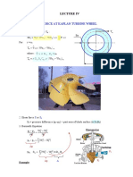 Force at Kaplan Turbine Wheel: 1. Tangent Force T or T: T BX