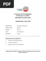 PHYF115 MidtermExam - Questions - T1Y2021